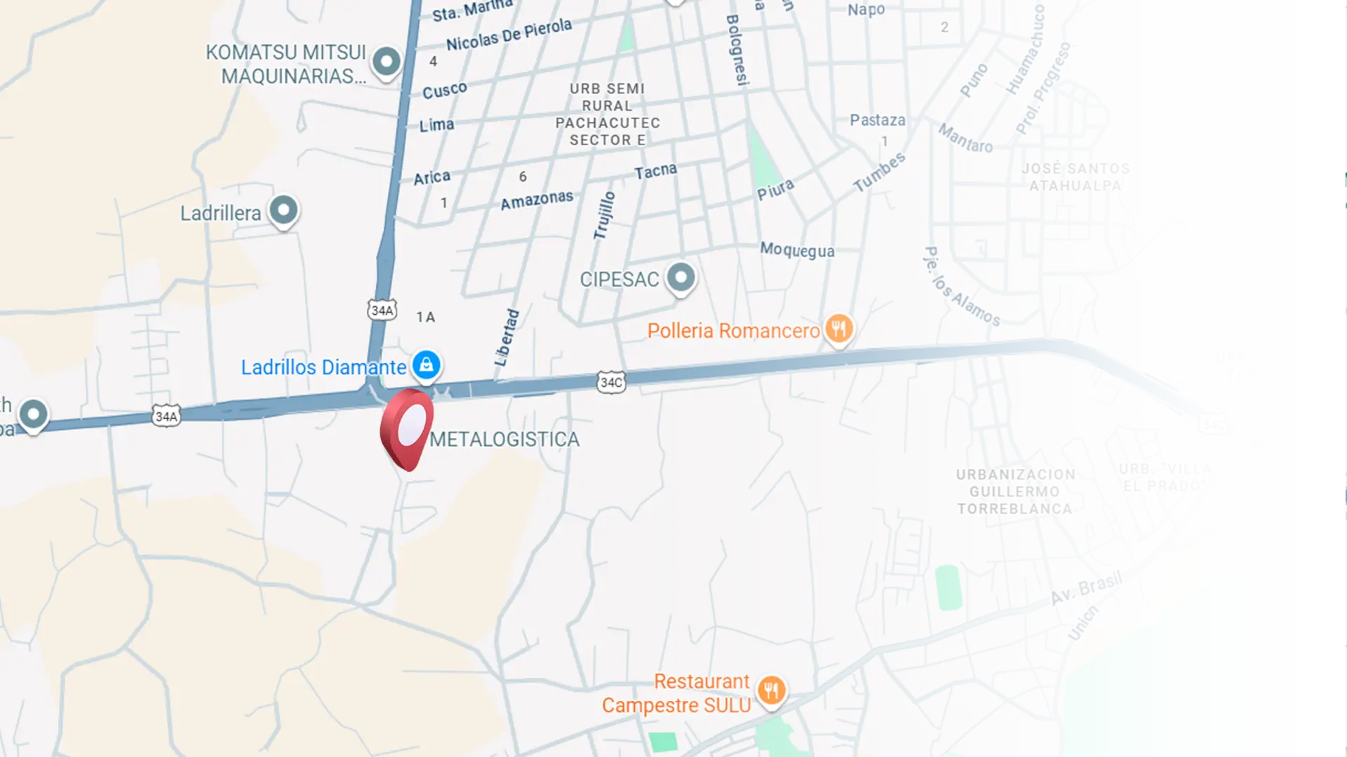 Banner mapa completo de ubicación de la empresa